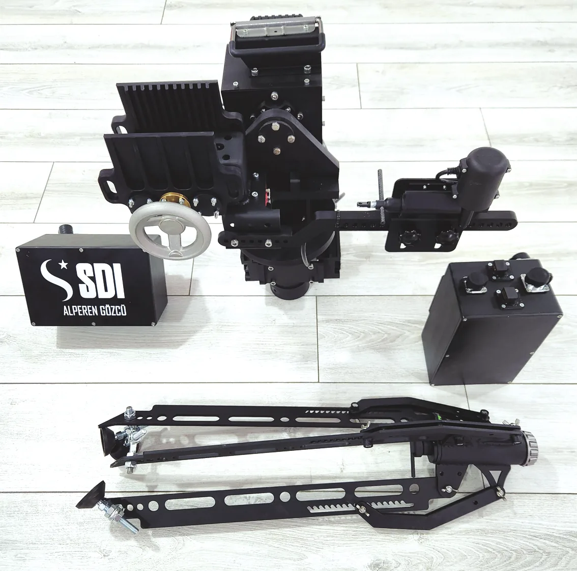 Taşıma için hazırlanmış Alperen Gözcü bileşenleri